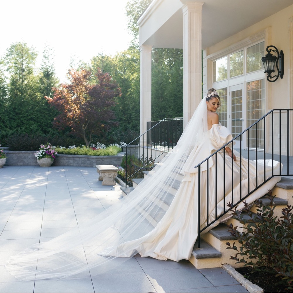 Pearl Wedding Veil - Picture 3 of 4
